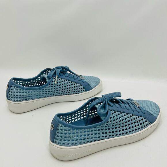 MICHAEL Michael Kors Olivia Raffia Basket Weave Sneakers - Picture 5 of 8